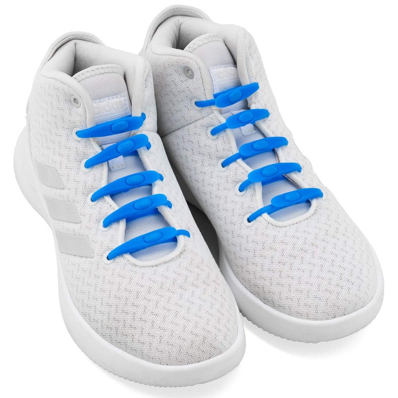 ZOOEASS No Tie Elastic Shoe Laces for Kids and Adults,Best for Sneaker(Blue) - Image 4